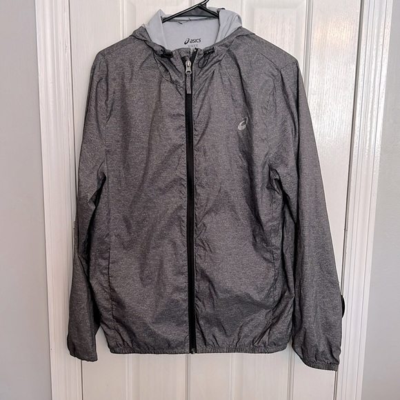 Asics Gray full zip Windbreaker S - Picture 1 of 7